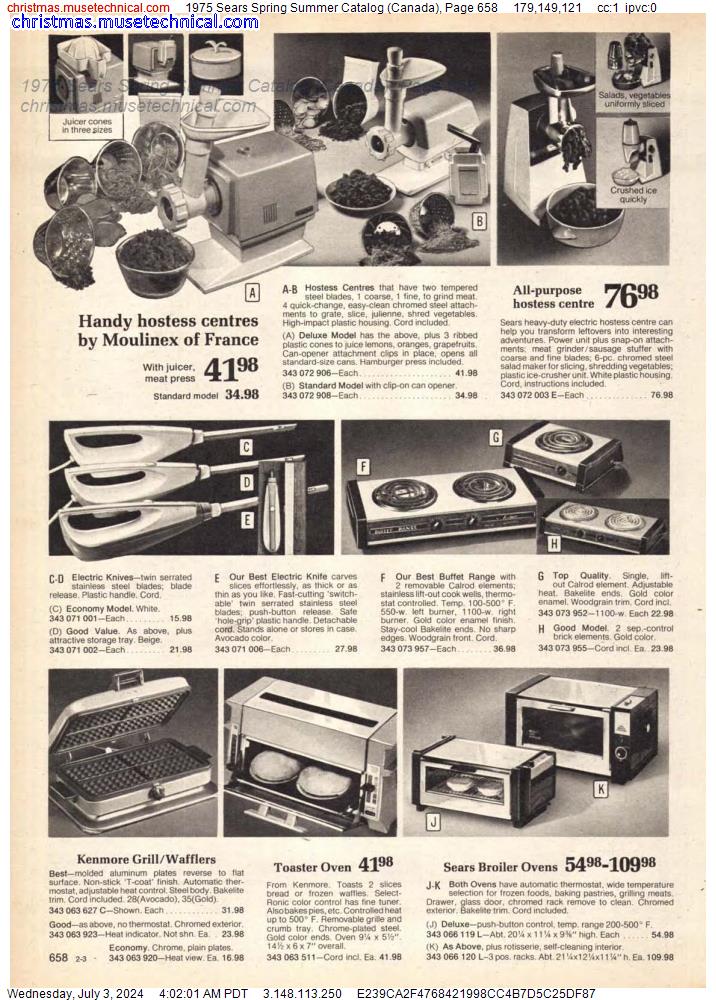 1975 Sears Spring Summer Catalog (Canada), Page 658