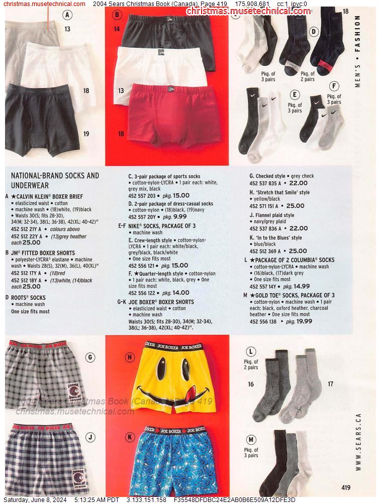 2004 Sears Christmas Book (Canada), Page 419