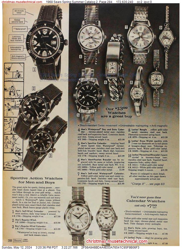 1968 Sears Spring Summer Catalog 2, Page 284