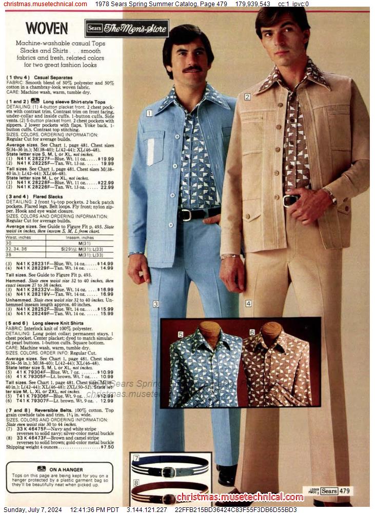 1978 Sears Spring Summer Catalog, Page 479