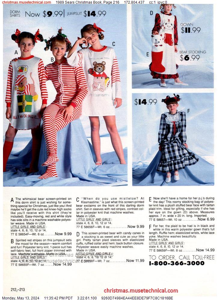 1989 Sears Christmas Book, Page 216