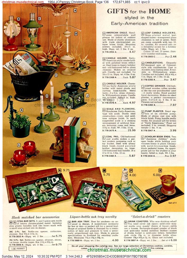 1964 JCPenney Christmas Book, Page 136