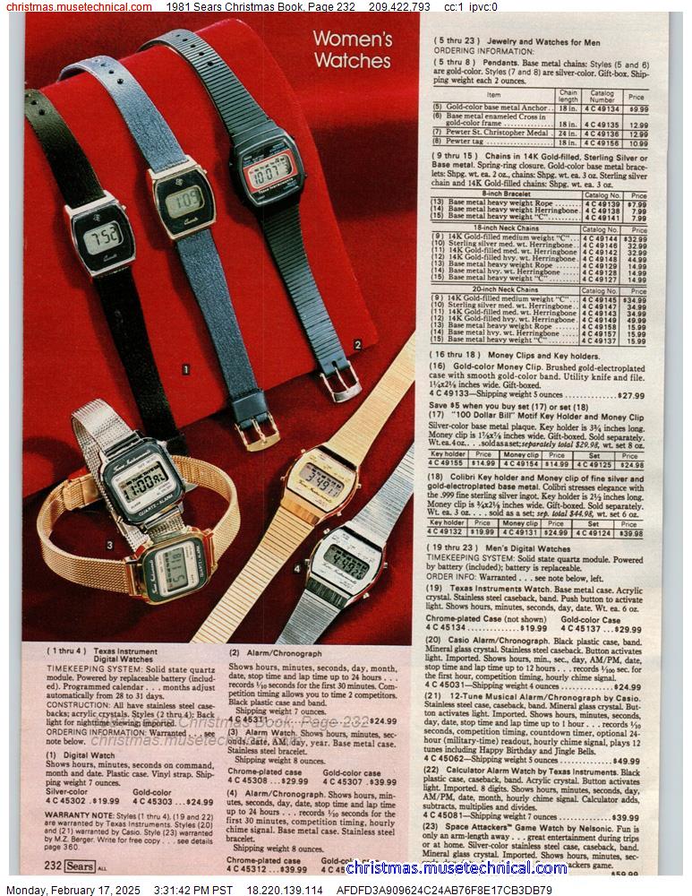 1981 Sears Christmas Book, Page 232