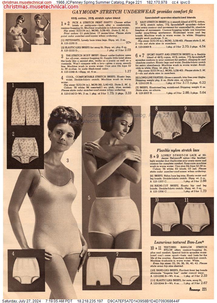 1966 JCPenney Spring Summer Catalog, Page 221