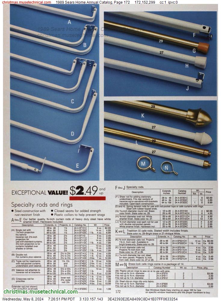 1989 Sears Home Annual Catalog, Page 172