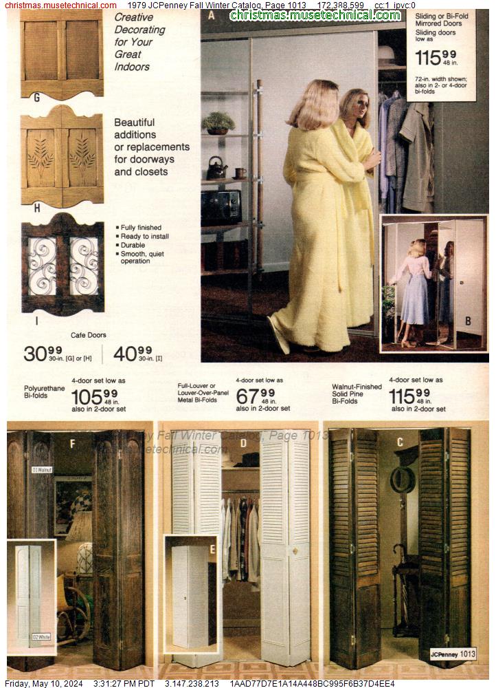 1979 JCPenney Fall Winter Catalog, Page 1013