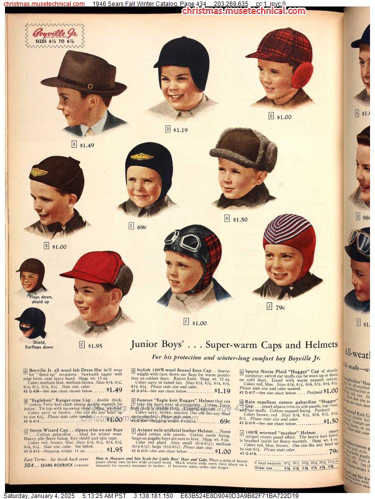 1946 Sears Fall Winter Catalog, Page 434