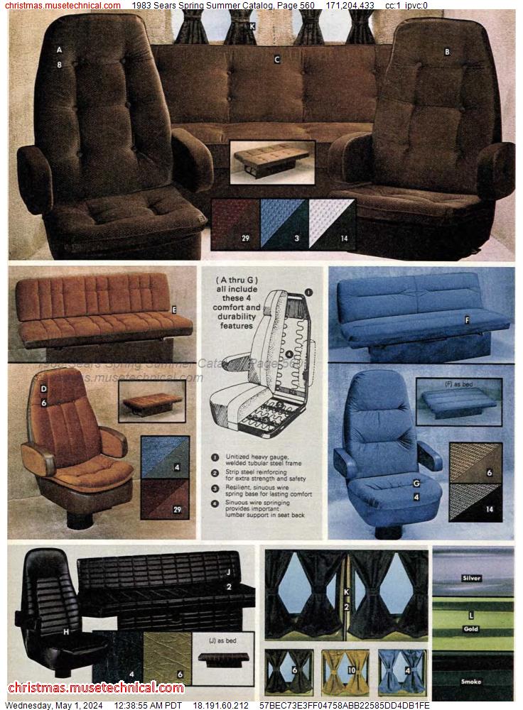 1983 Sears Spring Summer Catalog, Page 560