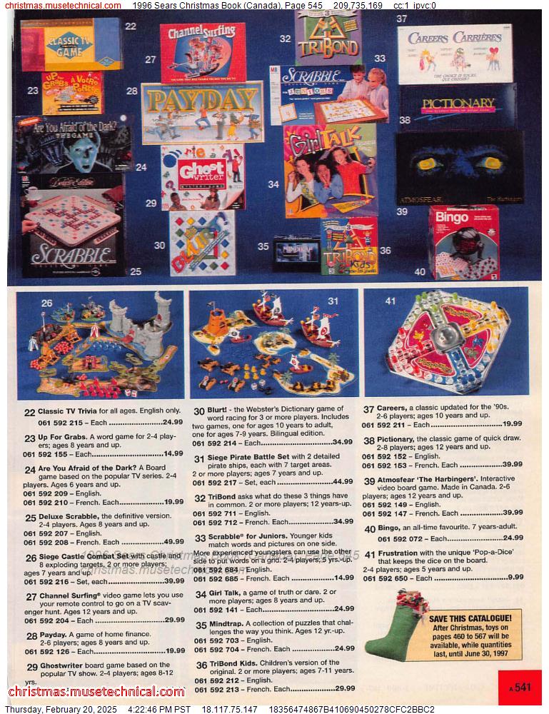 1996 Sears Christmas Book (Canada), Page 545