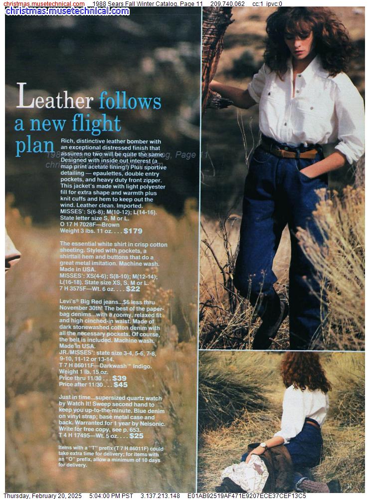 1988 Sears Fall Winter Catalog, Page 11