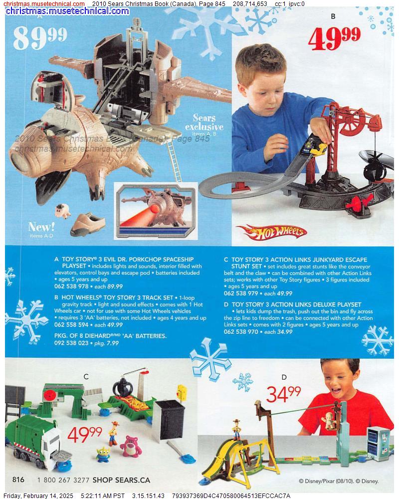 2010 Sears Christmas Book (Canada), Page 845