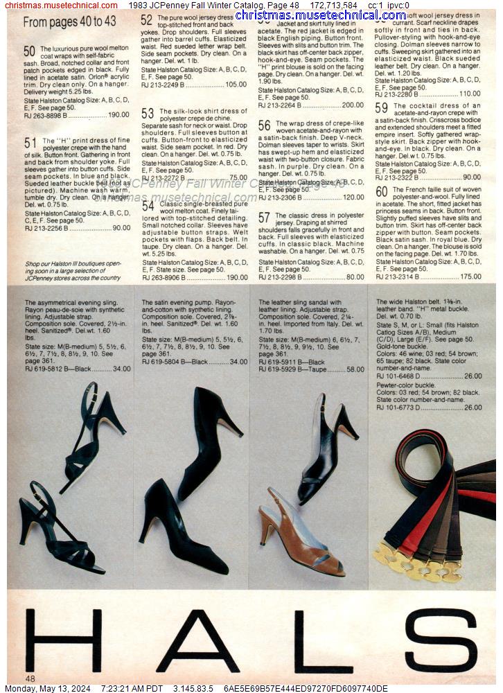 1983 JCPenney Fall Winter Catalog, Page 48