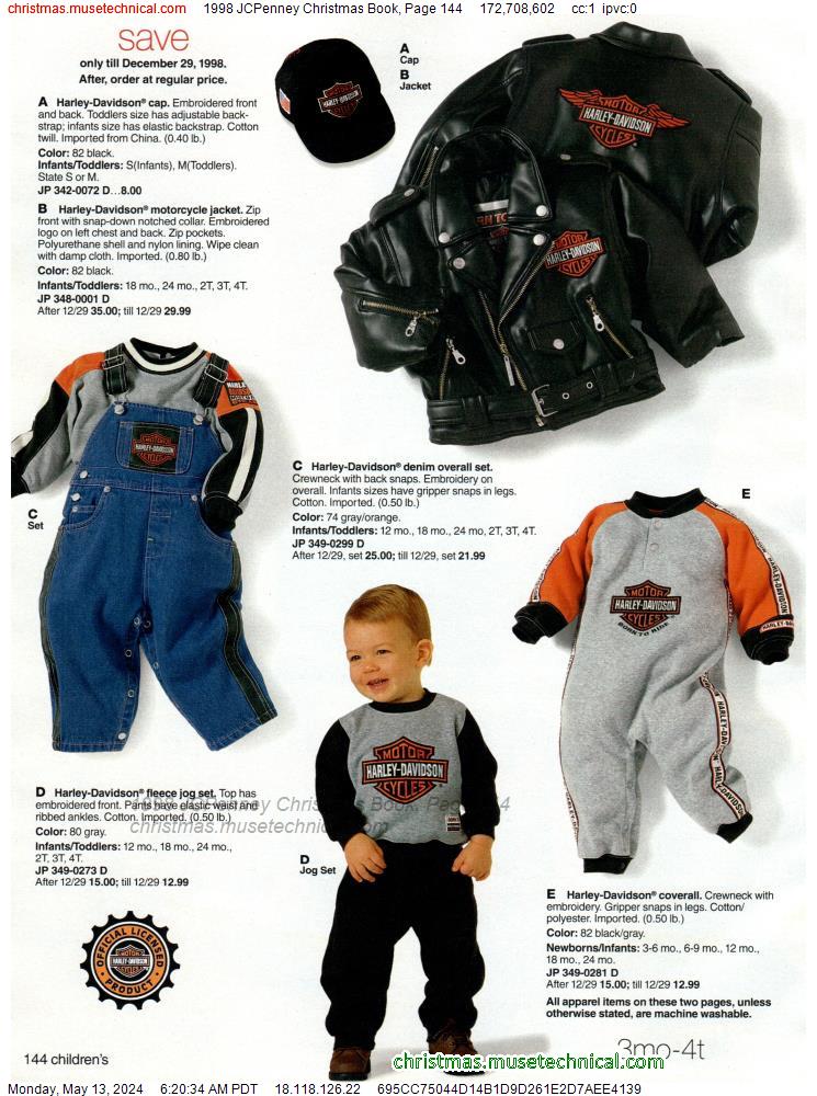 1998 JCPenney Christmas Book, Page 144