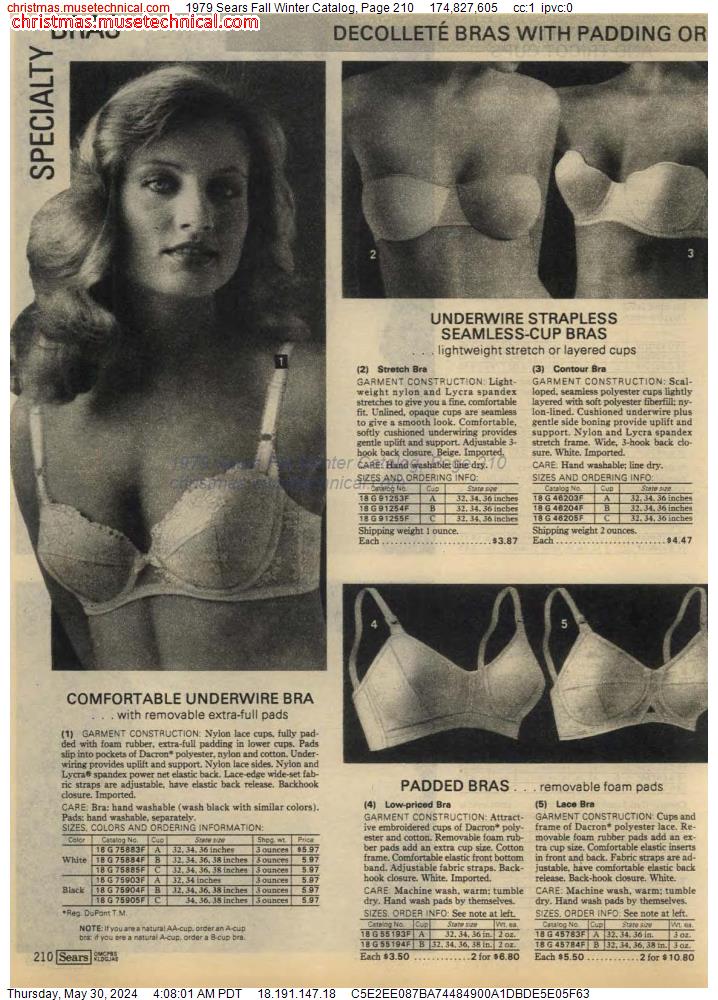 1979 Sears Fall Winter Catalog, Page 210