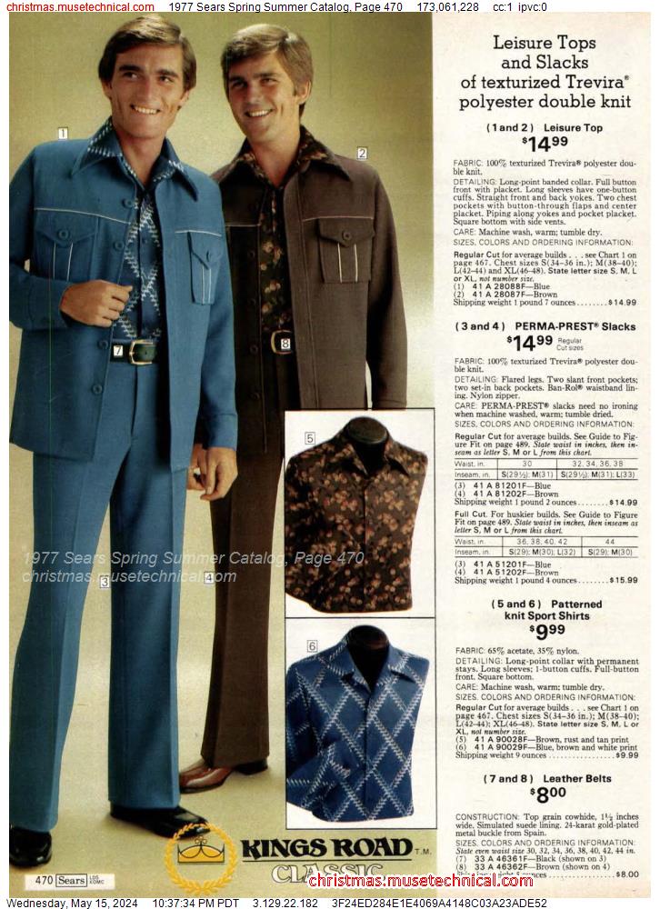 1977 Sears Spring Summer Catalog, Page 470