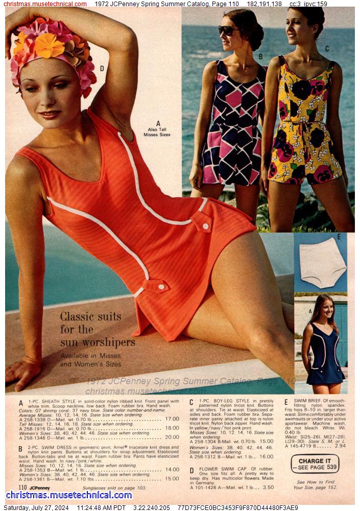 1972 JCPenney Spring Summer Catalog, Page 110