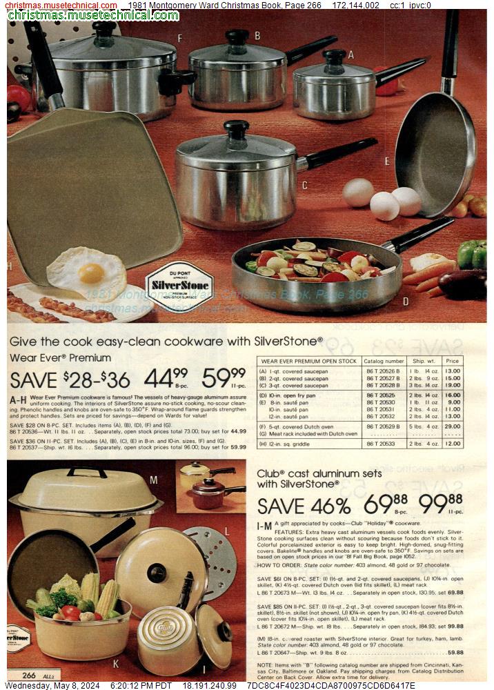 1981 Montgomery Ward Christmas Book, Page 266