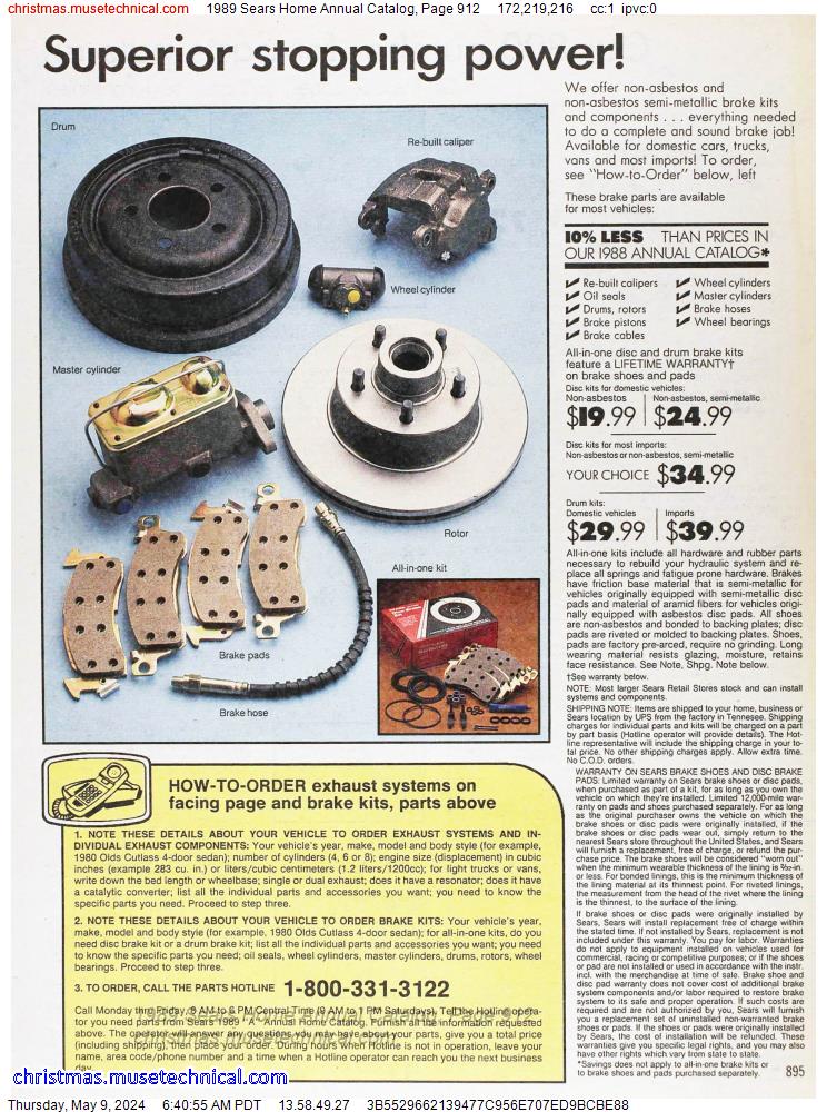 1989 Sears Home Annual Catalog, Page 912