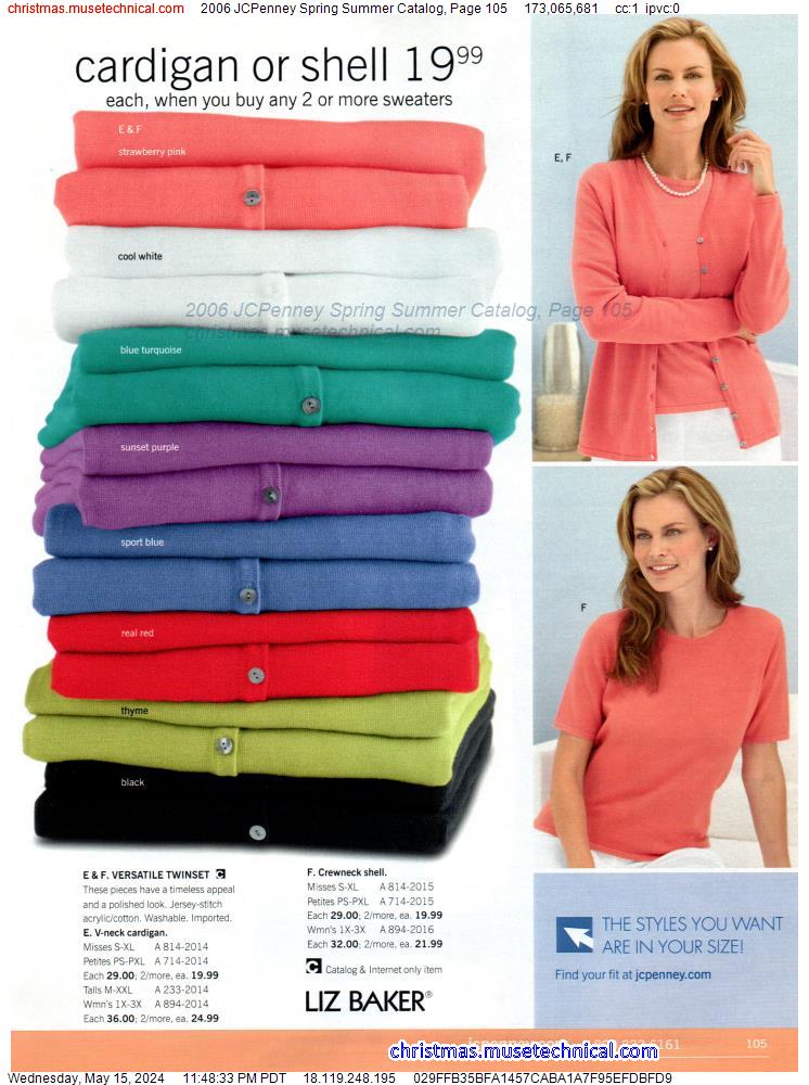 2006 JCPenney Spring Summer Catalog, Page 105