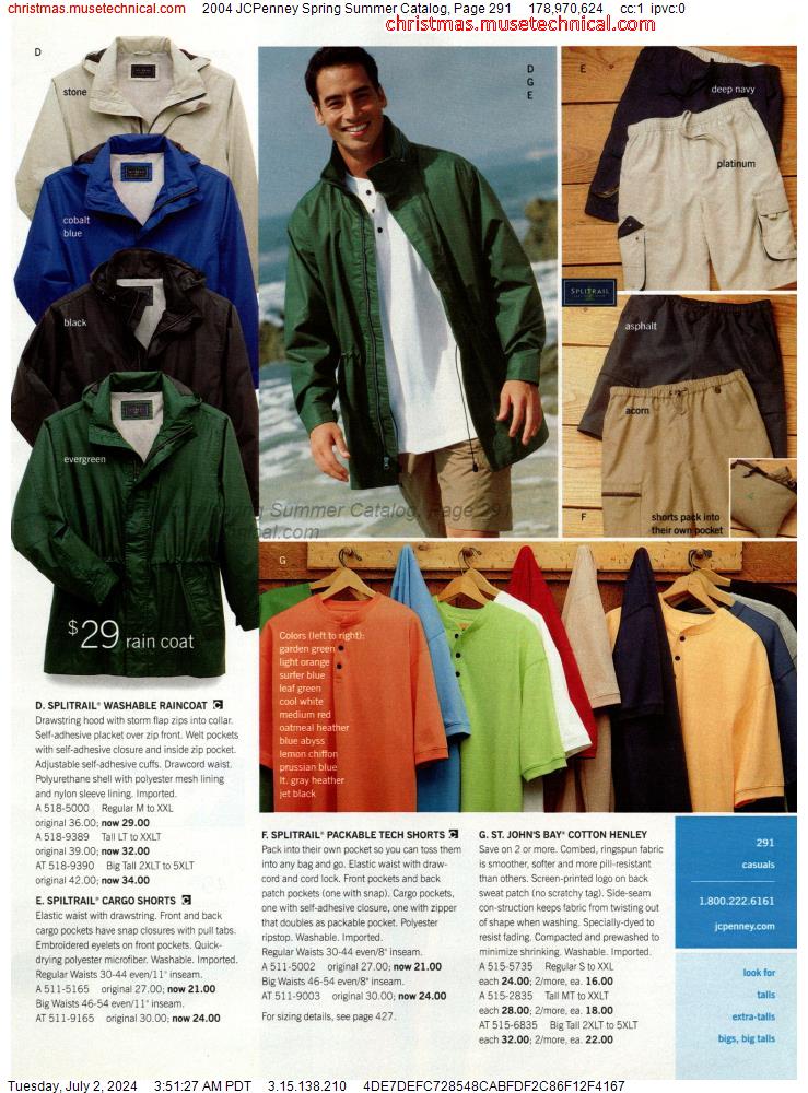 2004 JCPenney Spring Summer Catalog, Page 291