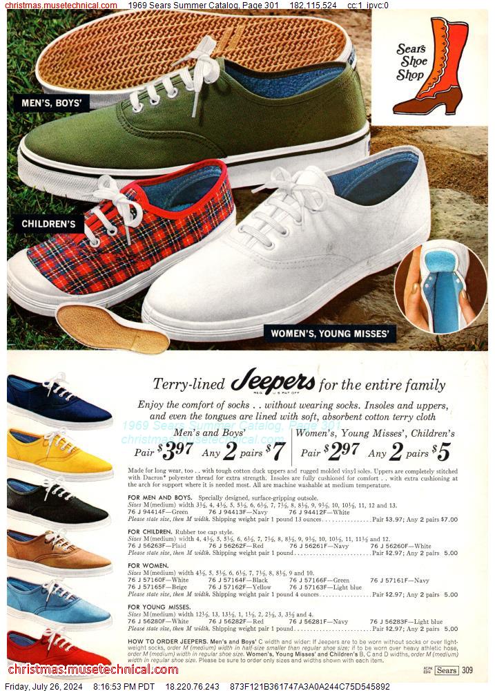 1969 Sears Summer Catalog, Page 301