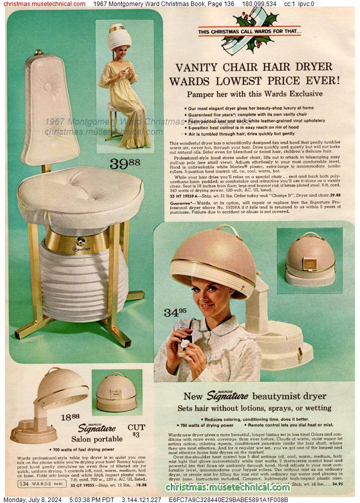 1967 Montgomery Ward Christmas Book, Page 136
