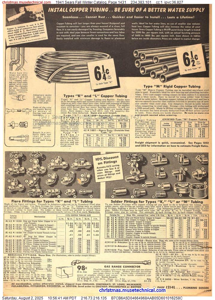 1941 Sears Fall Winter Catalog, Page 1431