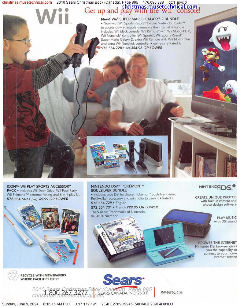 2010 Sears Christmas Book (Canada), Page 895