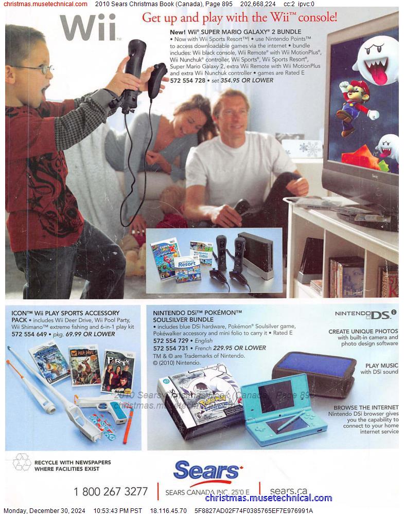 2010 Sears Christmas Book (Canada), Page 895