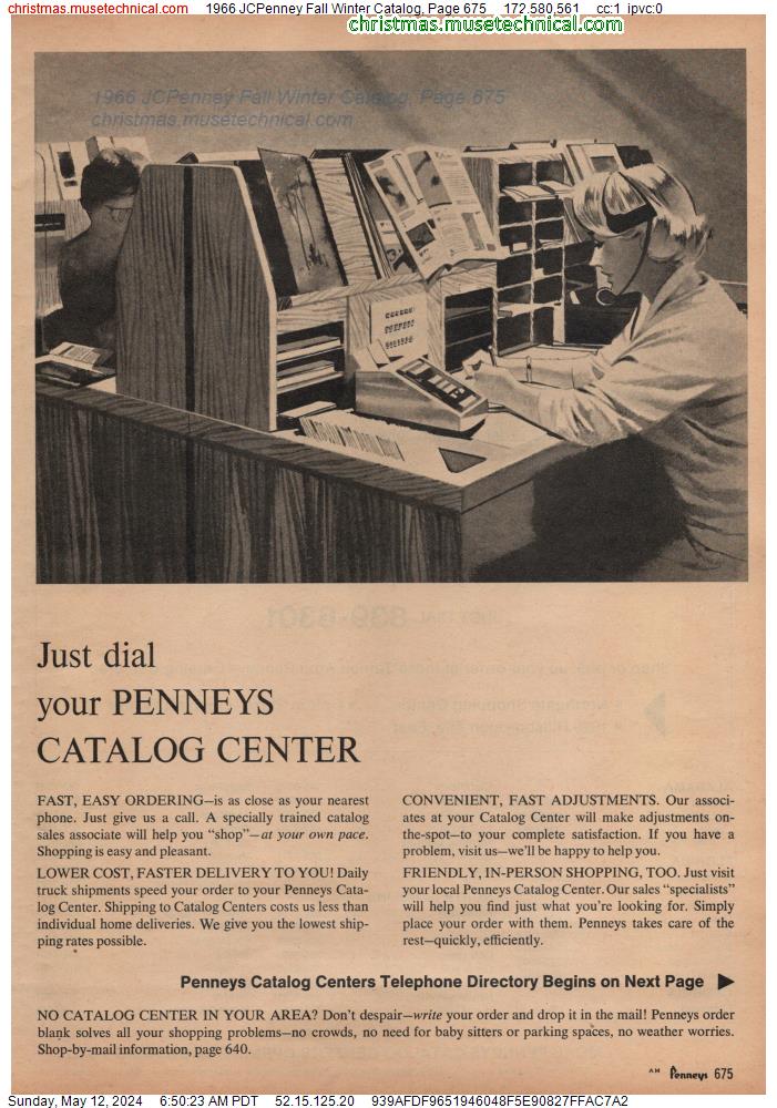 1966 JCPenney Fall Winter Catalog, Page 675