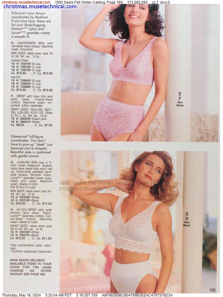 1992 Sears Fall Winter Catalog, Page 169