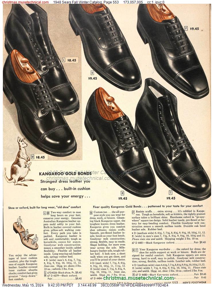 1948 Sears Fall Winter Catalog, Page 553