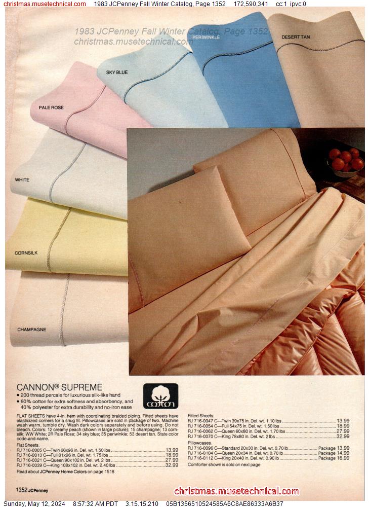 1983 JCPenney Fall Winter Catalog, Page 1352