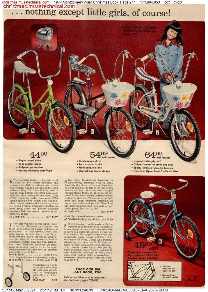 1974 Montgomery Ward Christmas Book, Page 211