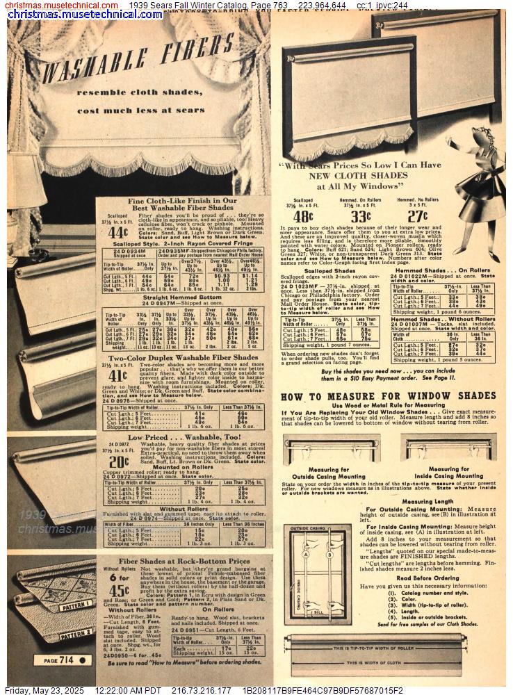 1939 Sears Fall Winter Catalog, Page 763