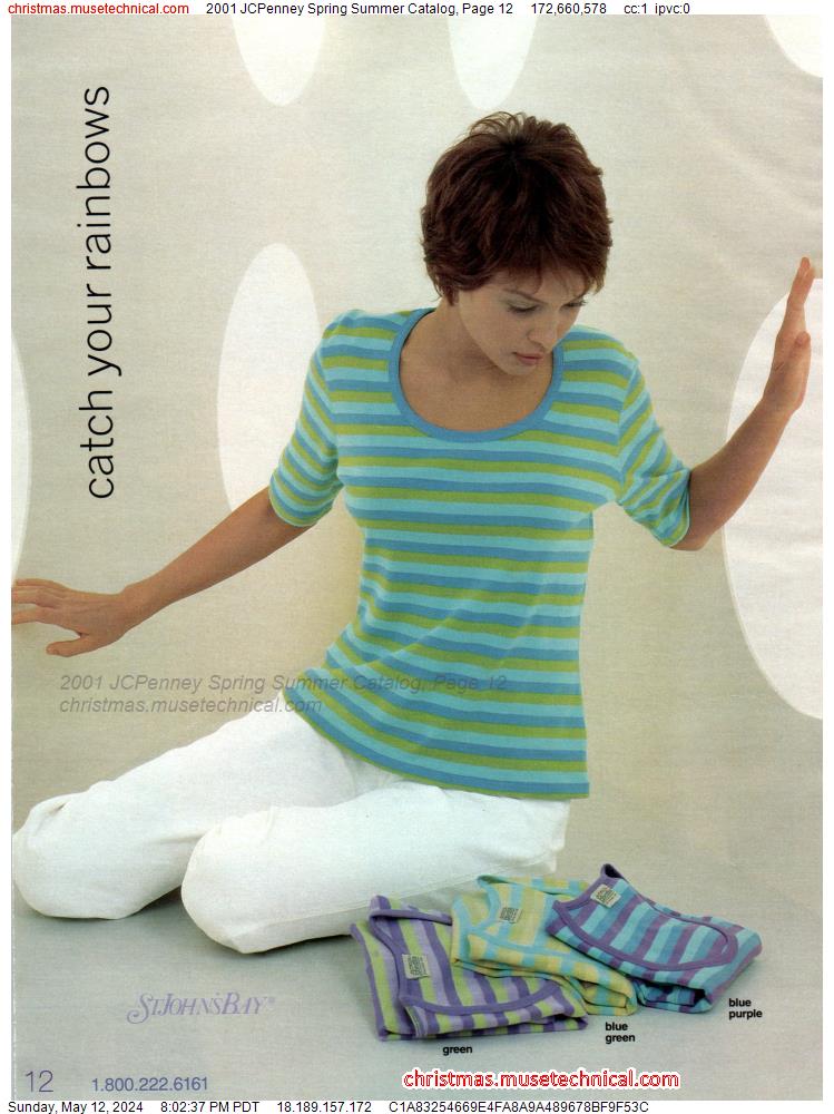 2001 JCPenney Spring Summer Catalog, Page 12