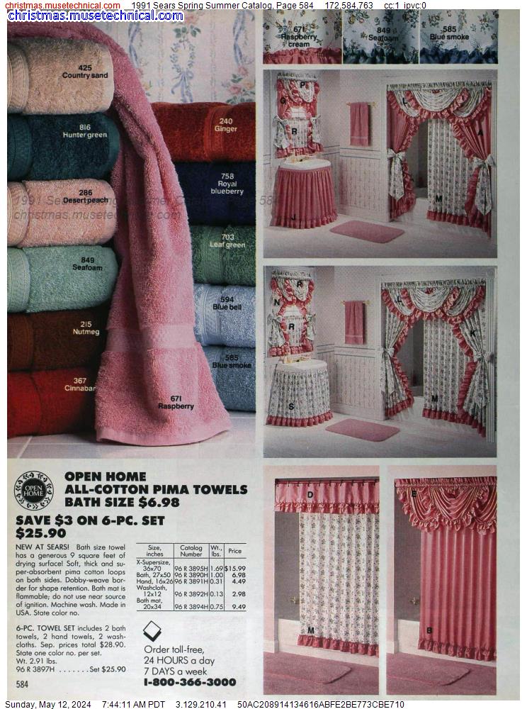 1991 Sears Spring Summer Catalog, Page 584