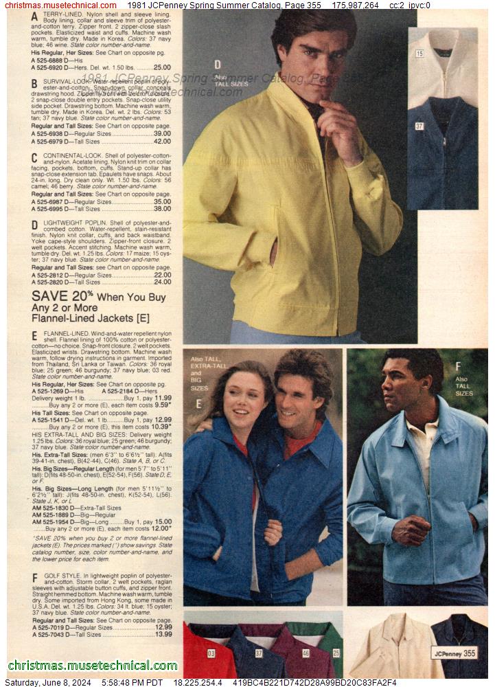 1981 JCPenney Spring Summer Catalog, Page 355