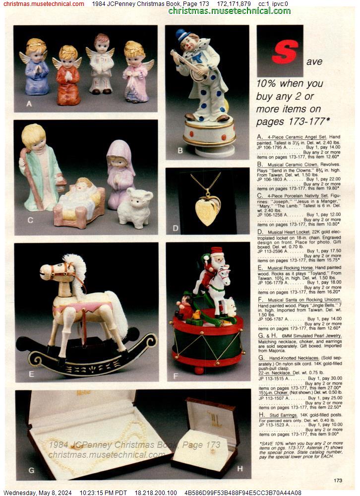 1984 JCPenney Christmas Book, Page 173