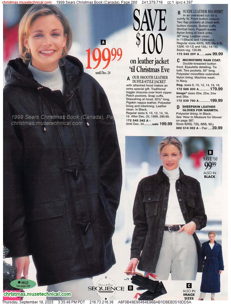 1999 Sears Christmas Book (Canada), Page 260