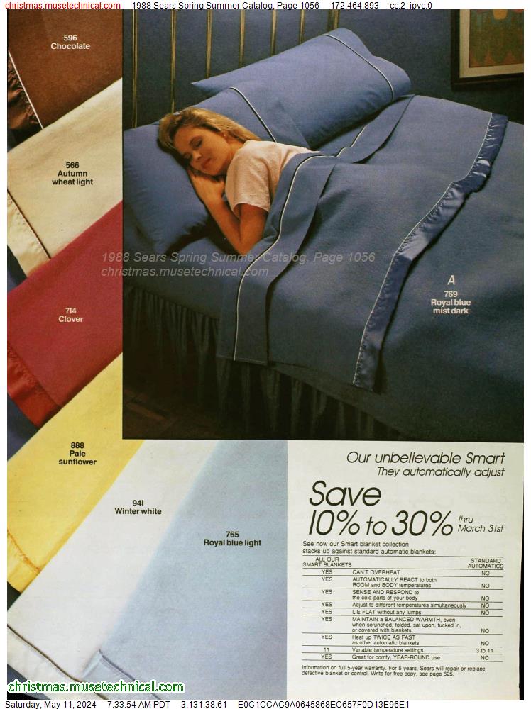 1988 Sears Spring Summer Catalog, Page 1056