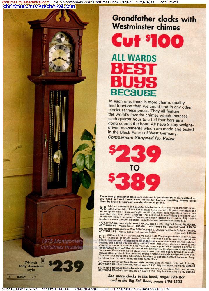 1975 Montgomery Ward Christmas Book, Page 4