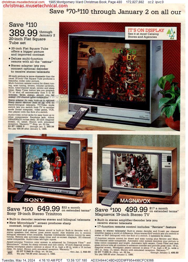 1985 Montgomery Ward Christmas Book, Page 480