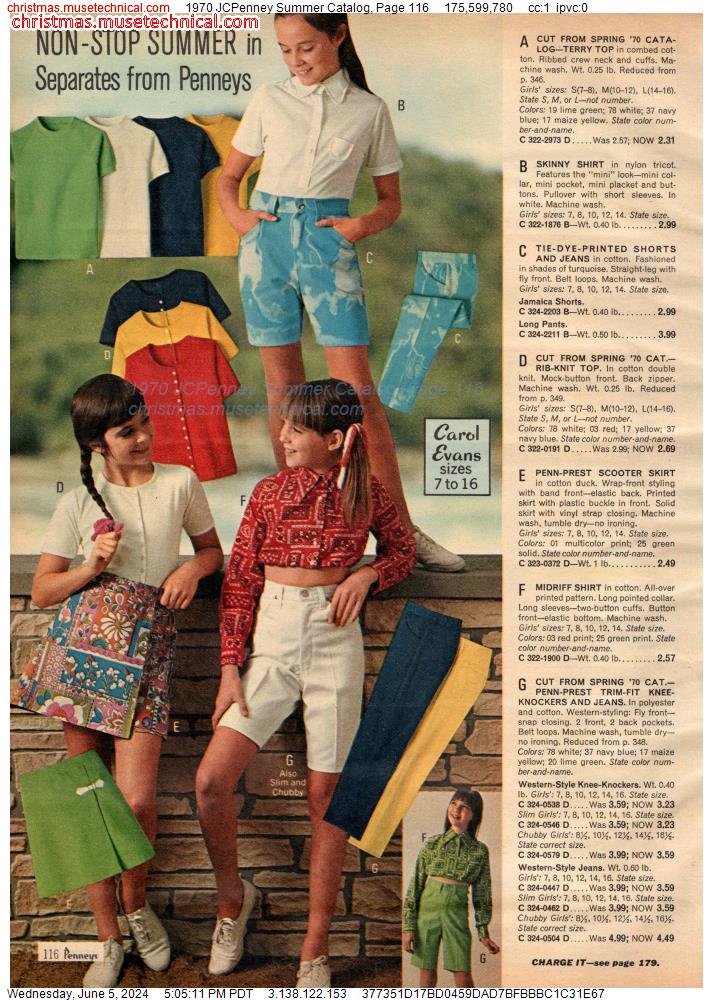 1970 JCPenney Summer Catalog, Page 116