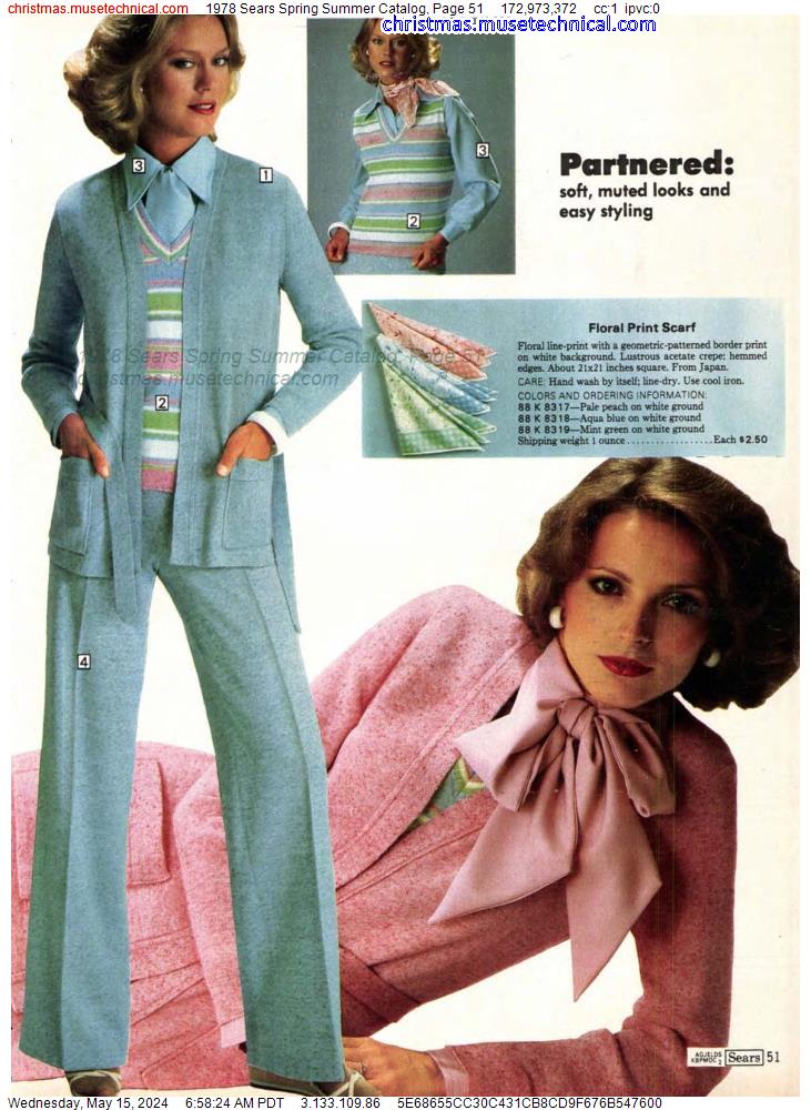 1978 Sears Spring Summer Catalog, Page 51