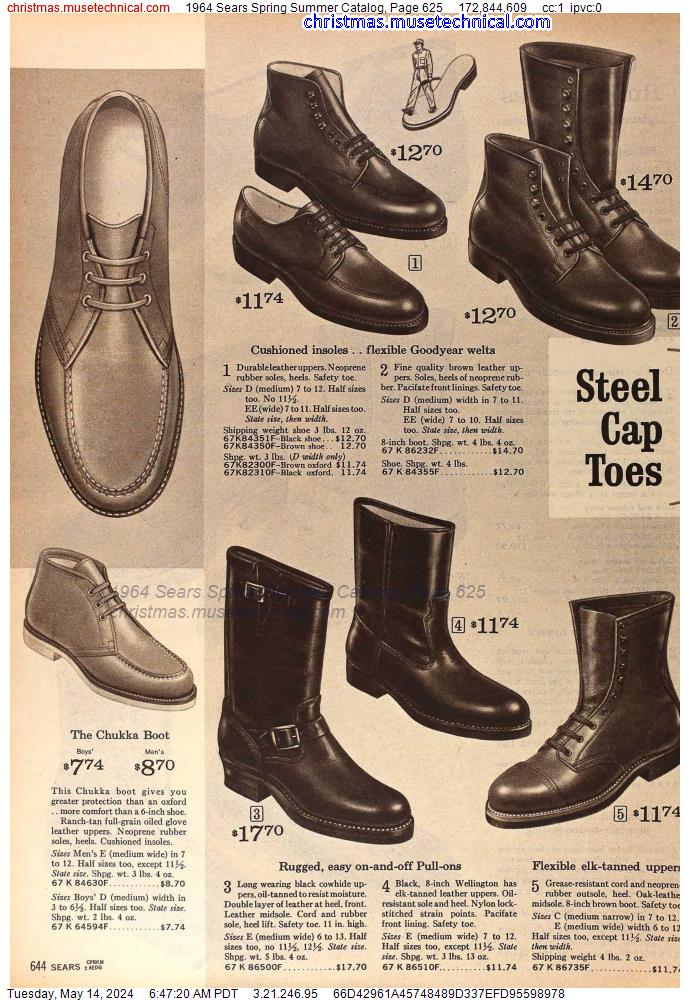 1964 Sears Spring Summer Catalog, Page 625