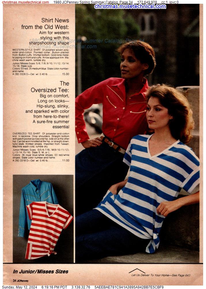 1980 JCPenney Spring Summer Catalog, Page 34