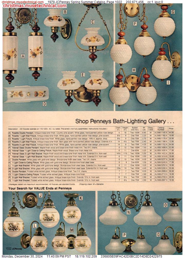 1979 JCPenney Spring Summer Catalog, Page 1022