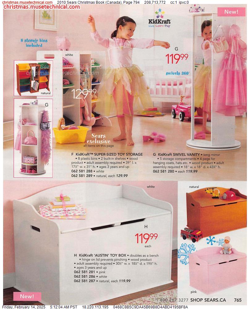 2010 Sears Christmas Book (Canada), Page 794