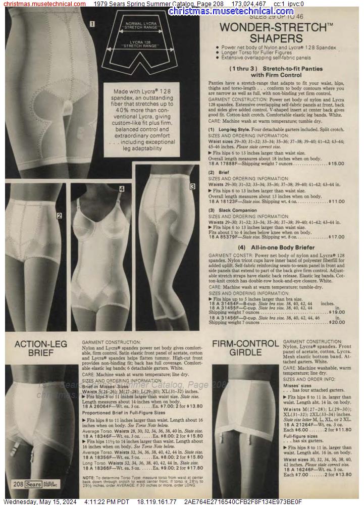 1979 Sears Spring Summer Catalog, Page 208